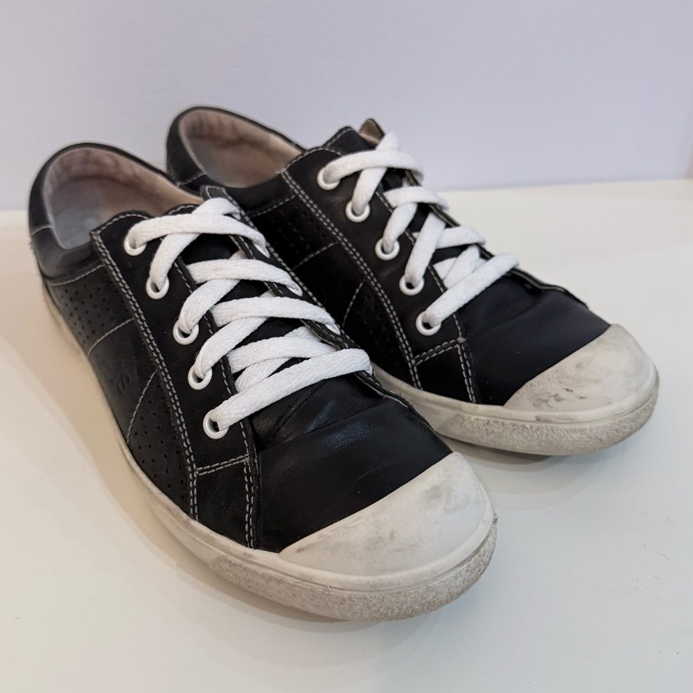 Josef Seibel Black Caspian Sneakers size 38